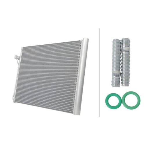 HELLA Kondensator, Klimaanlage >>> Easy2Fit <<< 8FC 366 220-681