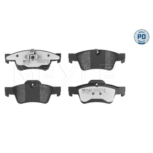 MEYLE Bremsbelagsatz, Scheibenbremse MEYLE-PD: Advanced performance and design. 025 239 2318/PD