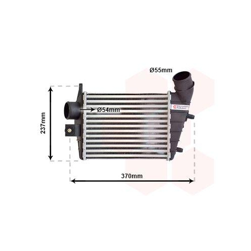 VAN WEZEL Ladeluftk&uuml;hler 01004085