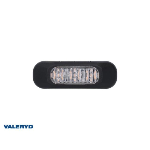 LED Warnleuchte 12-36V 84,2x28,2x19mm Blau mit je 0,25 Kabel Anh&auml;nger Valeryd