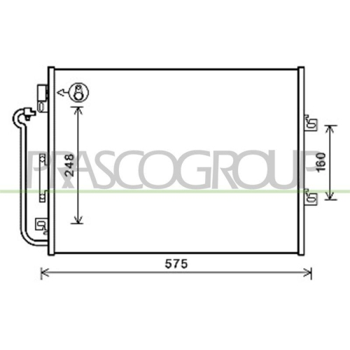 PRASCO Kondensator, Klimaanlage PrascoSelection RN306C001