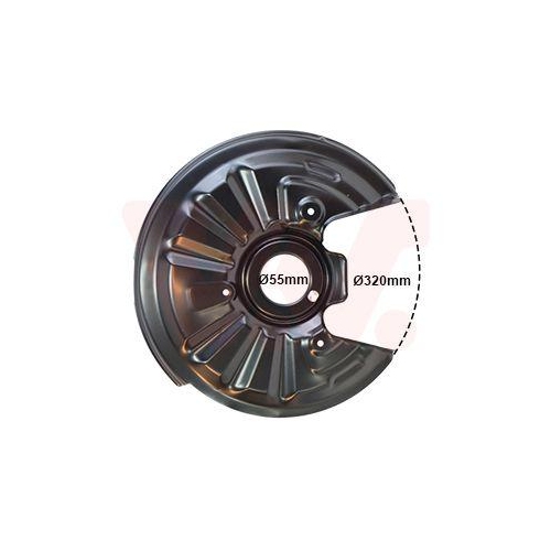 VAN WEZEL Spritzblech, Bremsscheibe 5768373