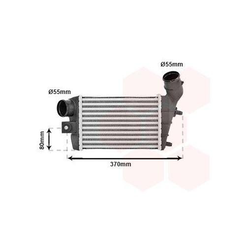 VAN WEZEL Ladeluftk&uuml;hler 01004086