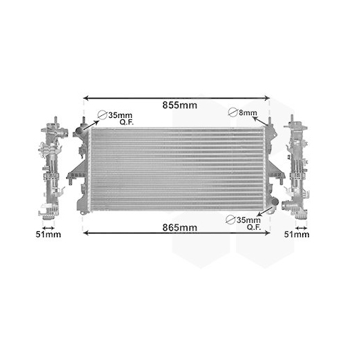 VAN WEZEL K&uuml;hler, Motork&uuml;hlung 17002453