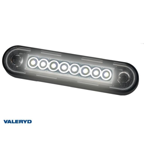 LED Positionsleuchte Valeryd 120,4x12,8mm wei&szlig; 12-36V mit 150mm Kabel Anh&auml;nger