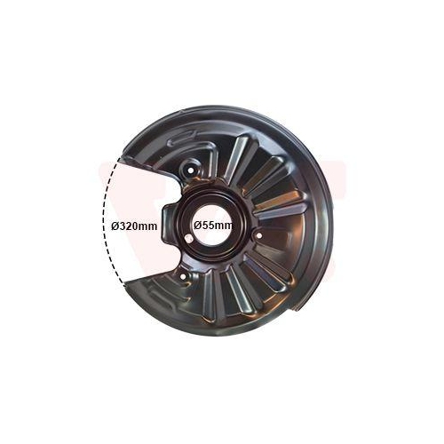 VAN WEZEL Spritzblech, Bremsscheibe 5768374