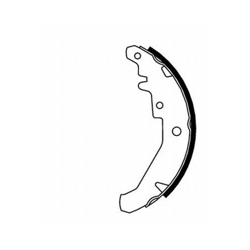 TEXTAR Bremsbackensatz 91061500