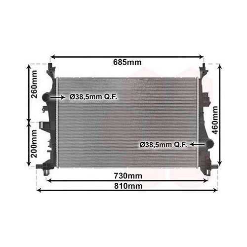 VAN WEZEL K&uuml;hler, Motork&uuml;hlung 17012701