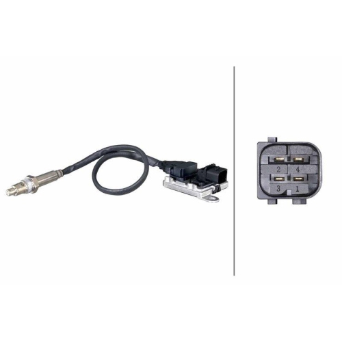 HELLA NOx-Sensor, NOx-Katalysator 6PN 358 186-451