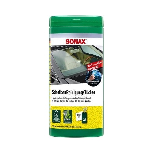 SONAX Reinigungst&uuml;cher ScheibenReinigungsT&uuml;cher Box