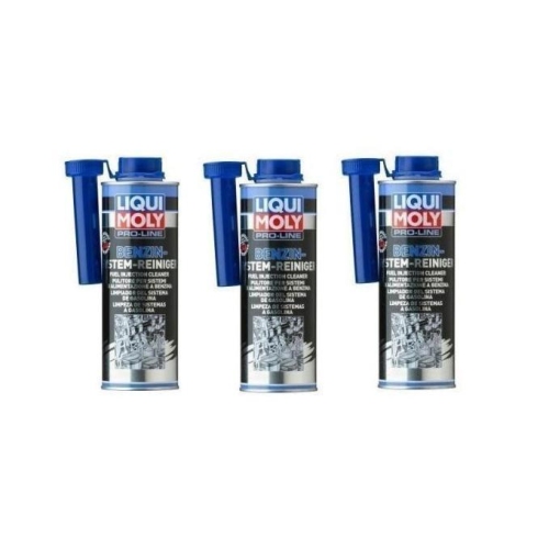 3x Additiv LIQUI MOLY 5153 Pro-Line Benzin-System-Reiniger Ablagerungen 500ml