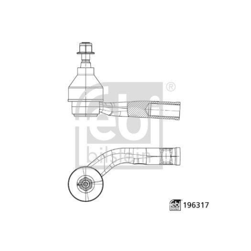 FEBI BILSTEIN Spurstangenkopf 196317