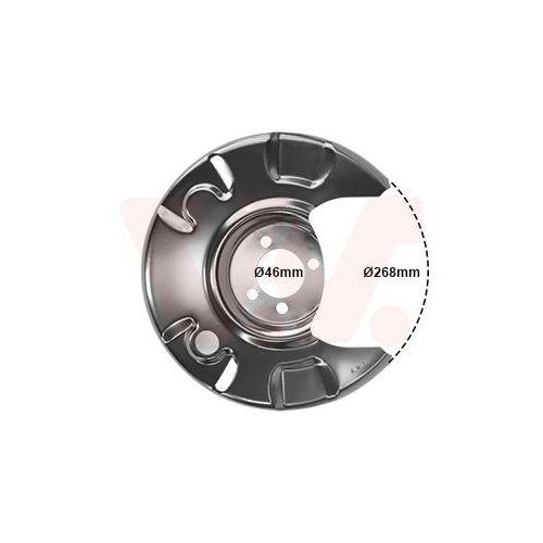 VAN WEZEL Spritzblech, Bremsscheibe 5812373