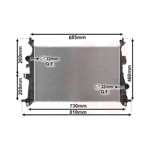 VAN WEZEL K&uuml;hler, Motork&uuml;hlung 17012703