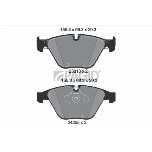 PAGID Bremsbelagsatz, Scheibenbremse T1770N