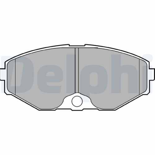 DELPHI Bremsbelagsatz, Scheibenbremse LP1058