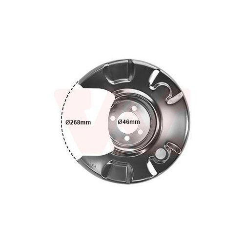 VAN WEZEL Spritzblech, Bremsscheibe 5812374