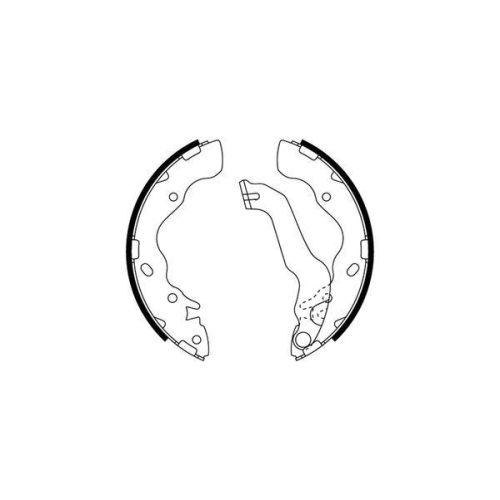 TEXTAR Bremsbackensatz 91061700