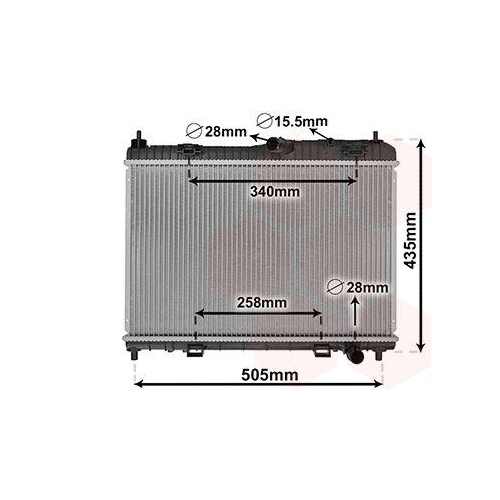 VAN WEZEL K&uuml;hler, Motork&uuml;hlung 18002605