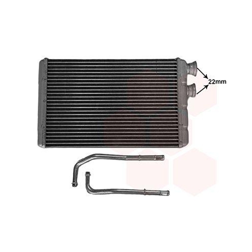 VAN WEZEL W&auml;rmetauscher, Innenraumheizung *** IR PLUS *** 06016707