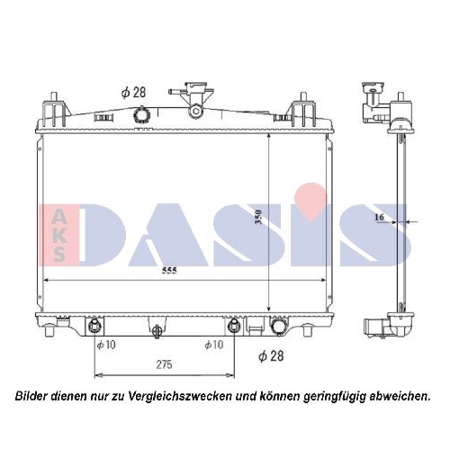 AKS DASIS K&uuml;hler, Motork&uuml;hlung 110064N