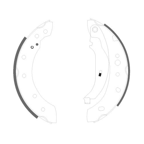 TEXTAR Bremsbackensatz 91061800