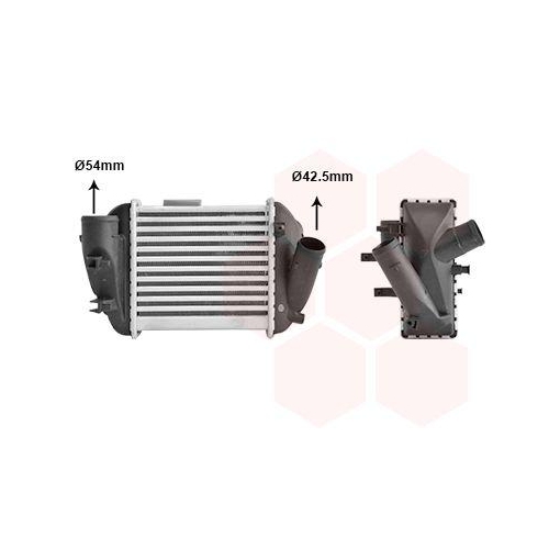 VAN WEZEL Ladeluftk&uuml;hler 03004187