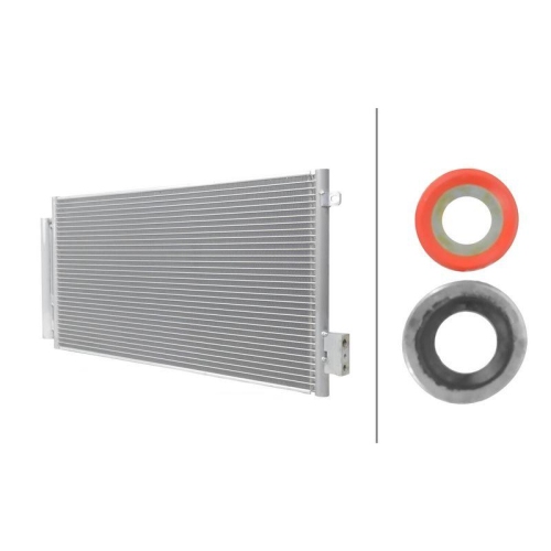 HELLA Kondensator, Klimaanlage >>> Easy2Fit <<< 8FC 366 221-681