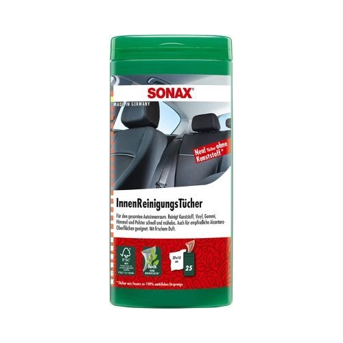 SONAX Reinigungst&uuml;cher InnenReinigungsT&uuml;cher Box