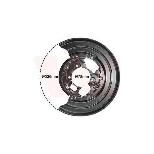 VAN WEZEL Abdeckblech, Bremstrommel 5862374