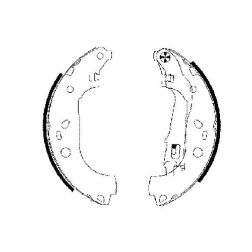 TEXTAR Bremsbackensatz 91062000