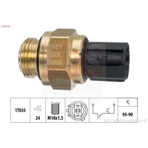 EPS Temperaturschalter, K&uuml;hlerl&uuml;fter Made in Italy - OE Equivalent