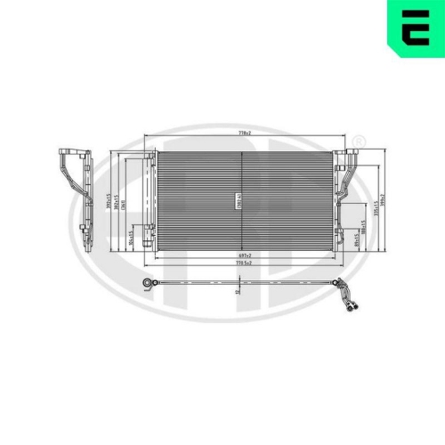 ERA Kondensator, Klimaanlage 667320