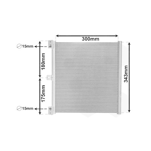 VAN WEZEL Kondensator, Klimaanlage 74015701