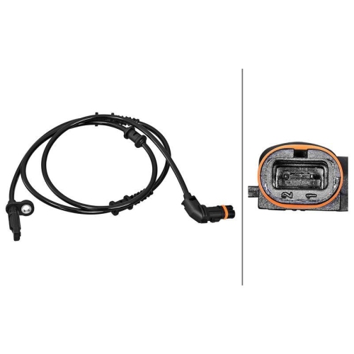 HELLA Sensor, Raddrehzahl 6PU 358 217-151