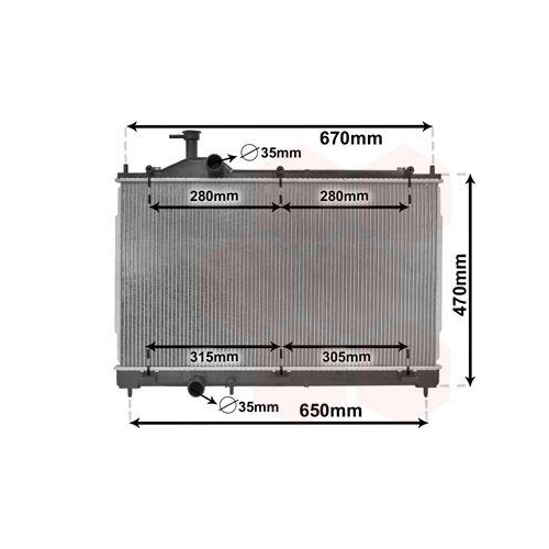 VAN WEZEL K&uuml;hler, Motork&uuml;hlung 32002256