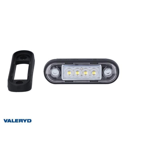 LED Positionsleuchte Valeryd 84,2x27,7x12,8mm Wei&szlig; 12-36V mit je 150mm Kabel