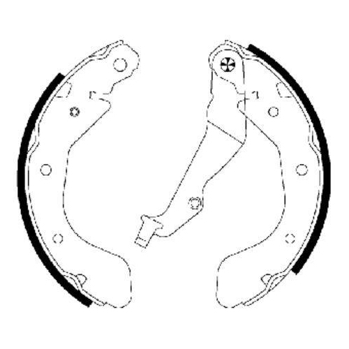 TEXTAR Bremsbackensatz 91062500