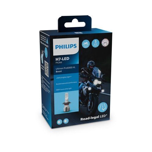 PHILIPS Gl&uuml;hlampe Ultinon Pro6000 Boost H7-LED 11972U60BX1