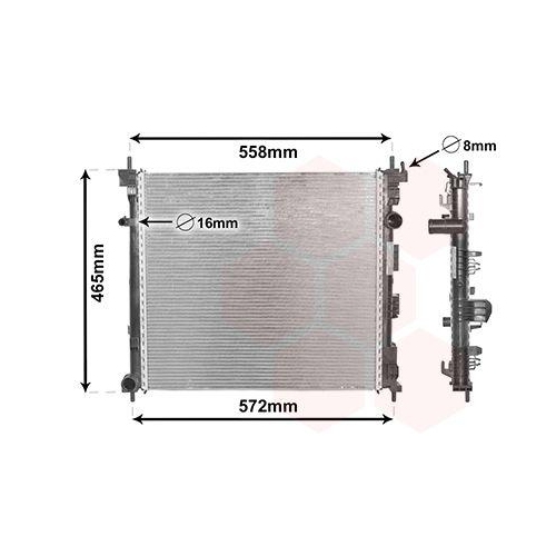 VAN WEZEL K&uuml;hler, Motork&uuml;hlung 33002425