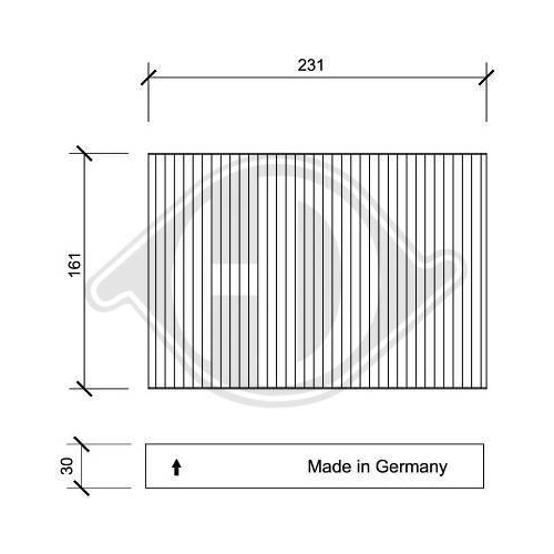 DIEDERICHS Filter, Innenraumluft DIEDERICHS Climate DCI0043