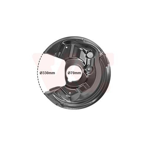 VAN WEZEL Spritzblech, Bremsscheibe 7606374