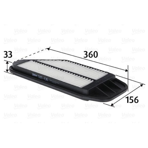VALEO Luftfilter 585436
