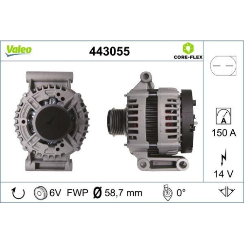 VALEO Generator VALEO CORE-FLEX 443055