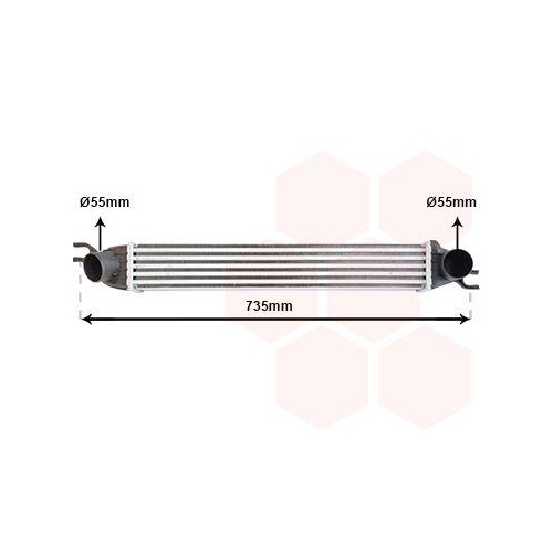 VAN WEZEL Ladeluftk&uuml;hler 06004340