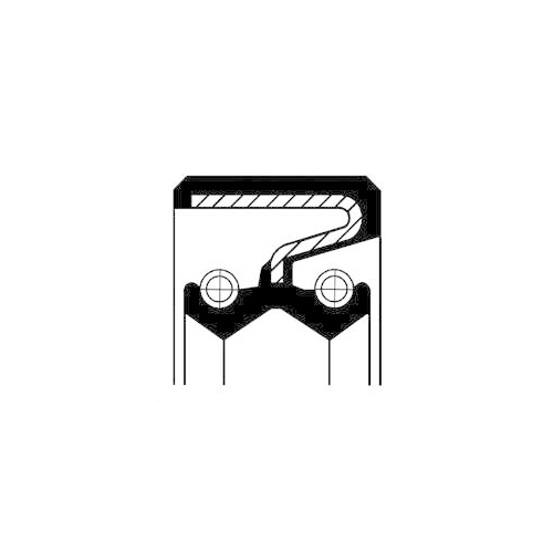 CORTECO Wellendichtring, Verteilergetriebe 19034924B