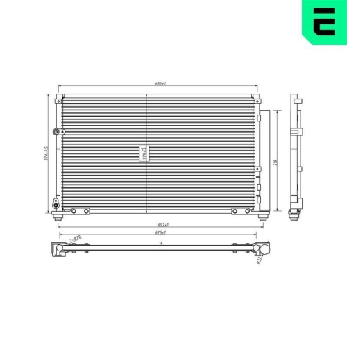 ERA Kondensator, Klimaanlage 667344