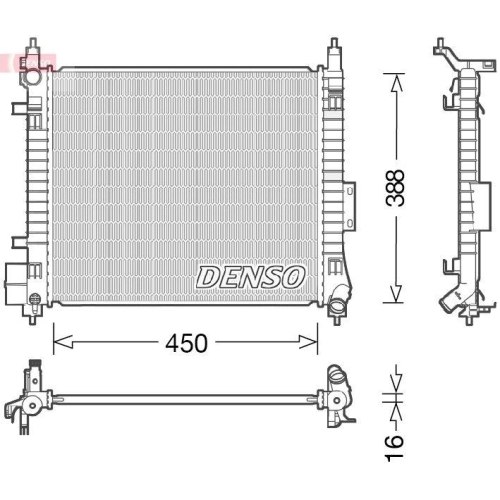 DENSO K&uuml;hler, Motork&uuml;hlung