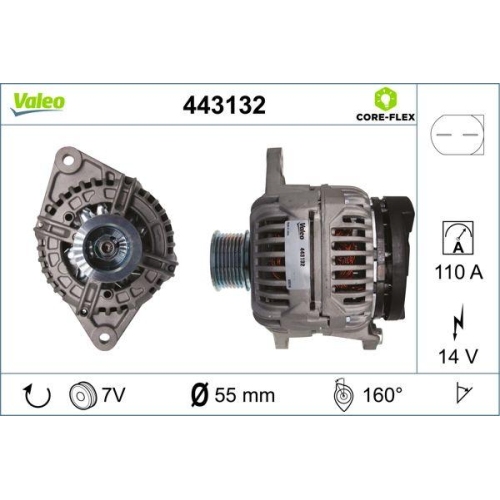 VALEO Generator VALEO CORE-FLEX 443132