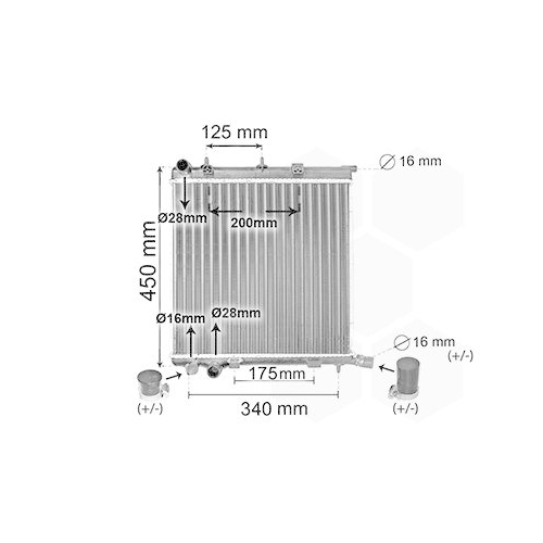VAN WEZEL K&uuml;hler, Motork&uuml;hlung 40012368
